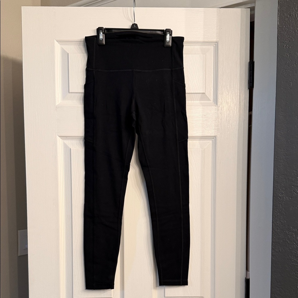 CRZ YOGA Black High Rise Side Pocket Leggings